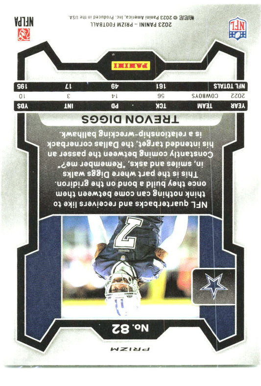 2023 Prizm Silver #82 Trevon Diggs Dallas Cowboys