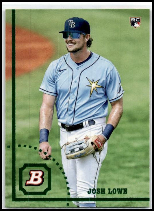 2022 Bowman Heritage #24 Josh Lowe Rookie Tampa Bay Rays