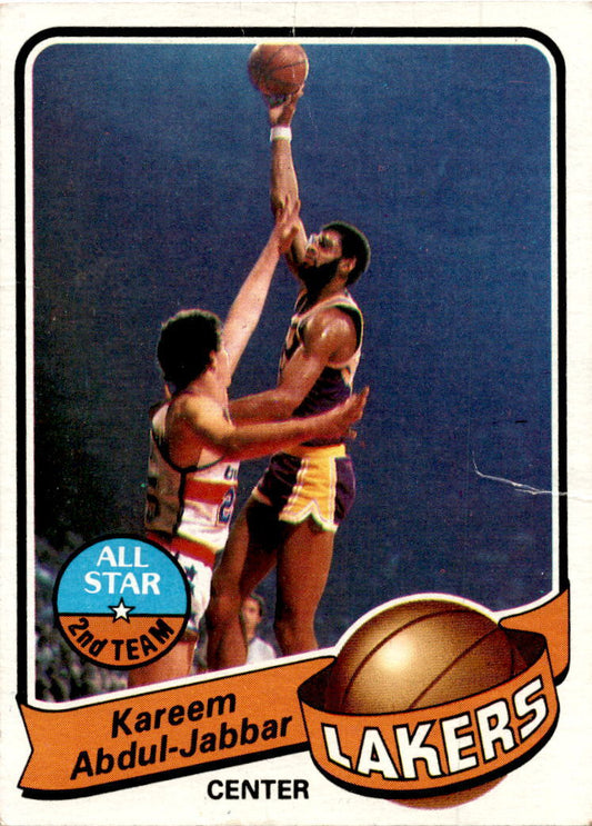 1979-80 Topps #10 Kareem Abdul-Jabbar Los Angeles Lakers