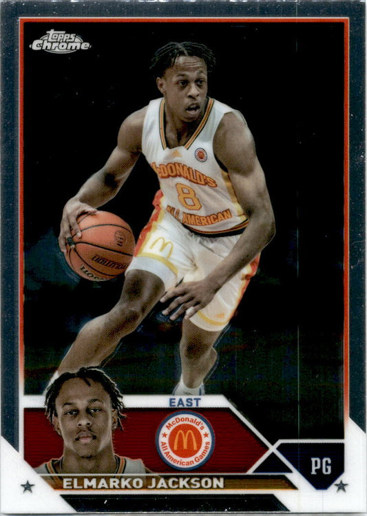 2023 Topps Chrome McDonald's All American #8 Elmarko Jackson Kansas