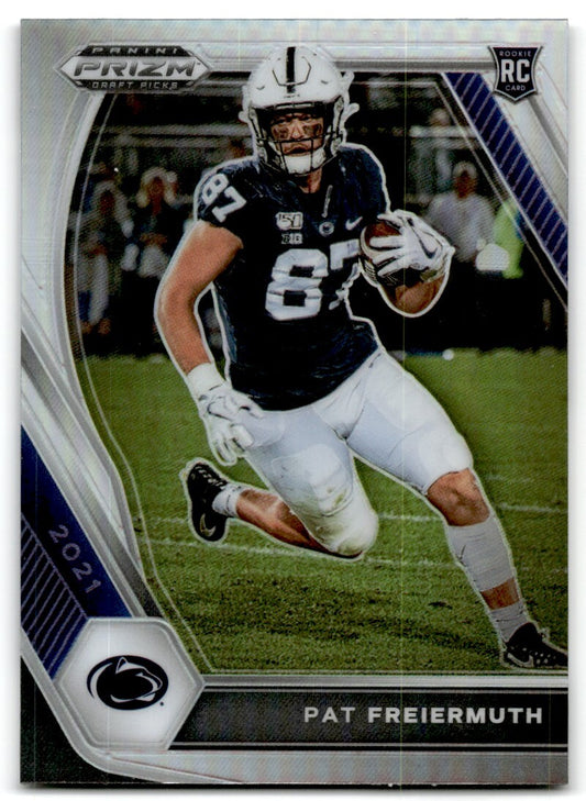 2021 Panini Prizm Draft Picks Silver Prizm Pat Freiermuth Rookie Penn State