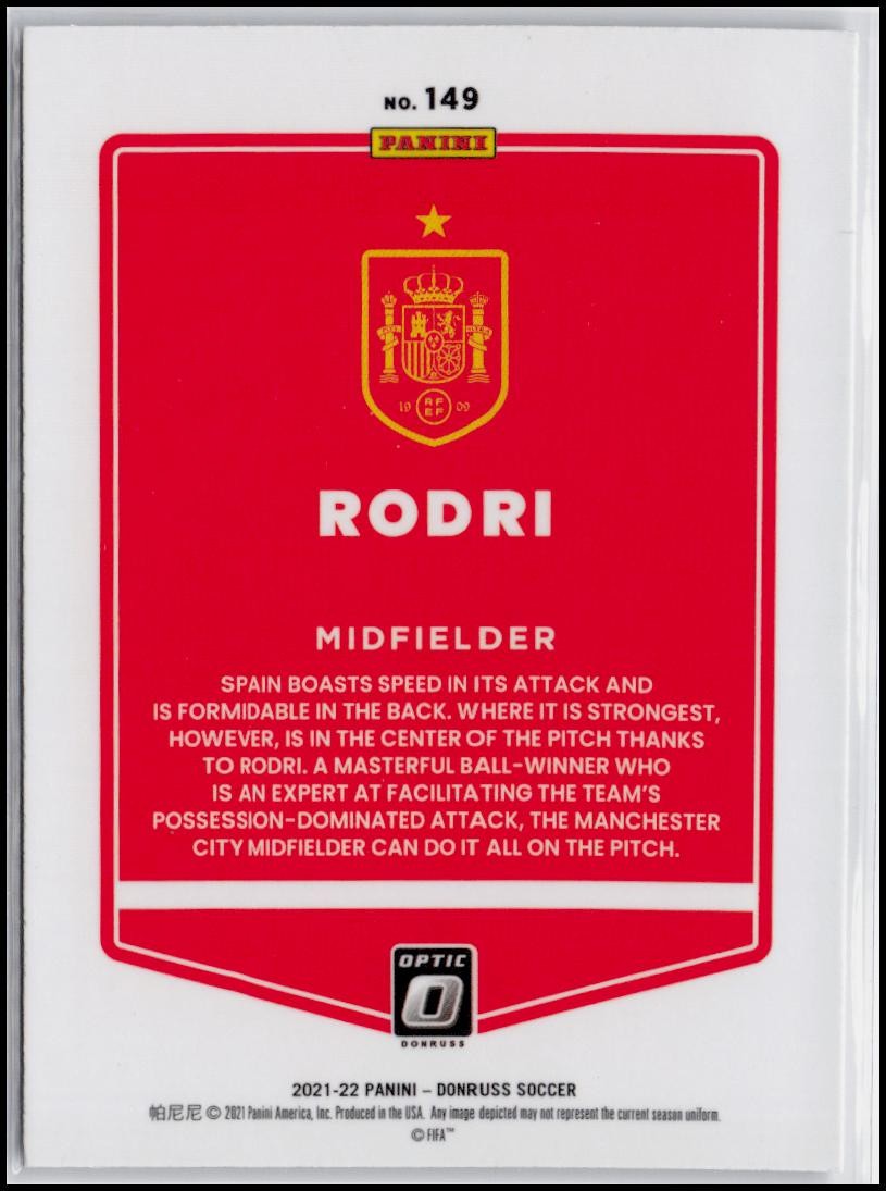 2021-22 Donruss #149 Rodri Optic