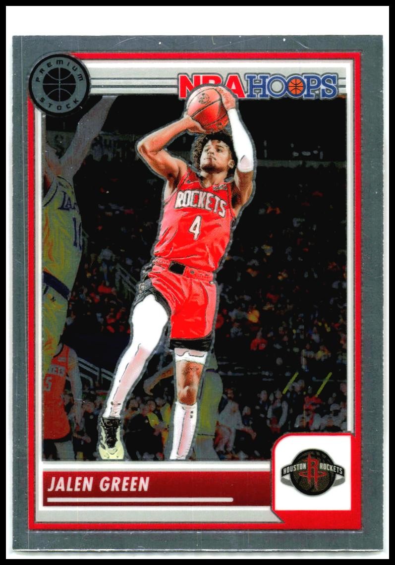 2023-24 Hoops Premium Stock #5 Jalen Green Houston Rockets