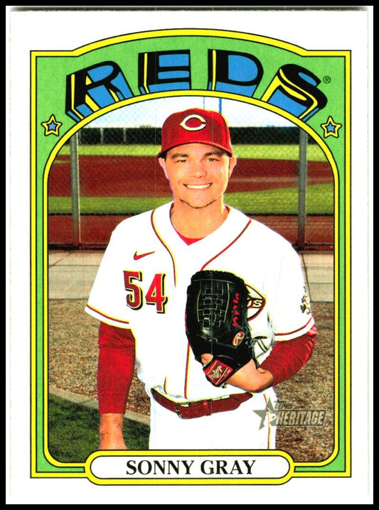 2021 Topps Heritage #380 Sonny Gray Cincinnati Reds