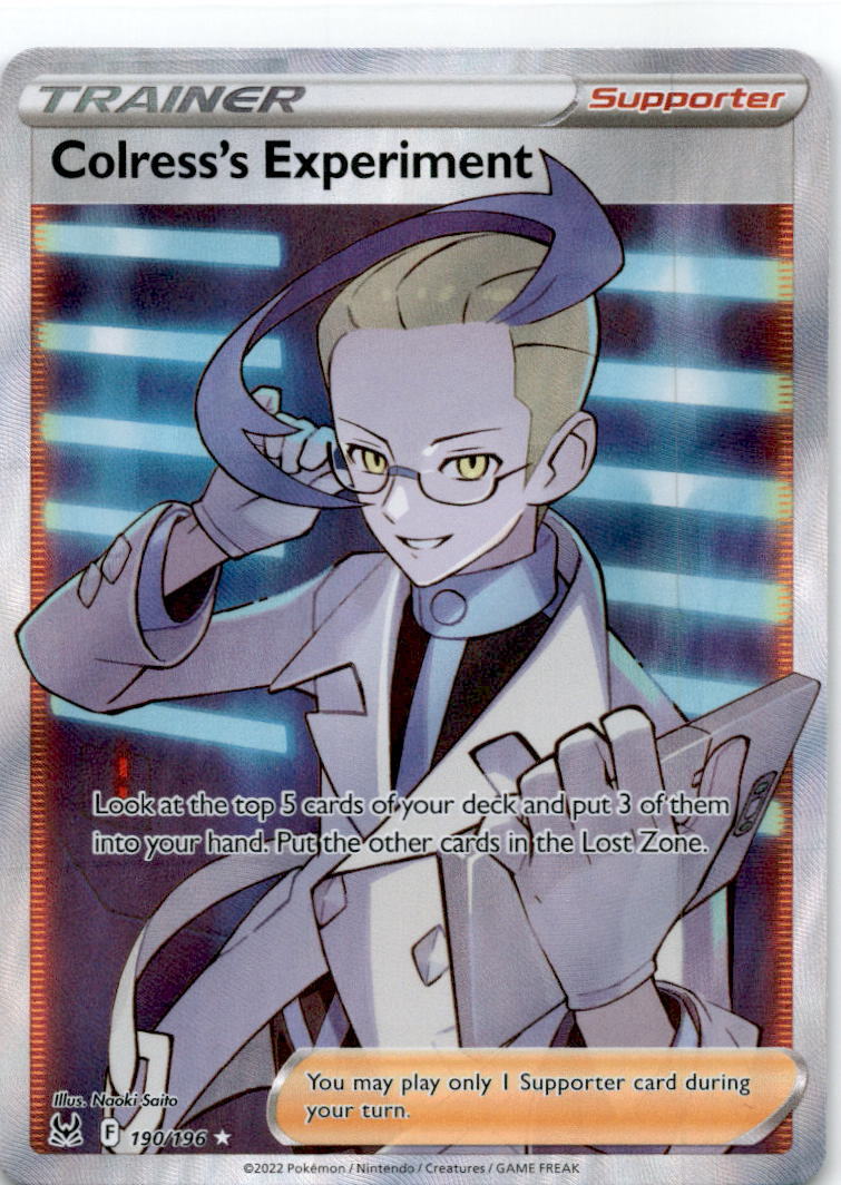 Pokémon TCG Lost Origin: Colress’s Experiment 190/196