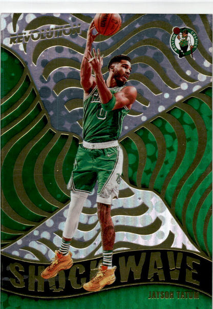 2021-22 Panini Revolution Shock Wave #17 Jayson Tatum Boston Celtics