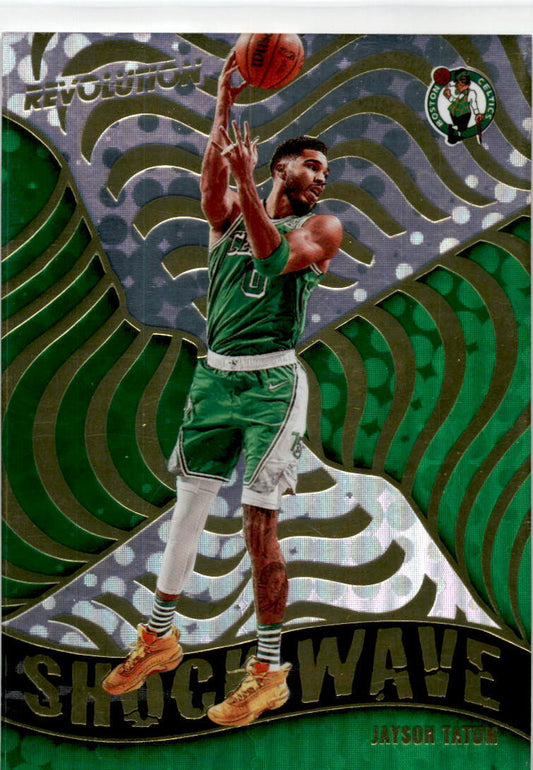 2021-22 Panini Revolution Shock Wave #17 Jayson Tatum Boston Celtics