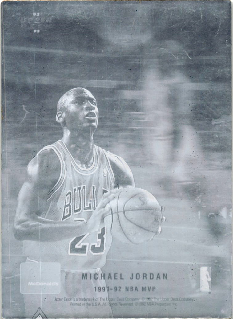1992-93 Upper Deck McDonald's #NNO Michael Jordan HOLO Chicago Bulls