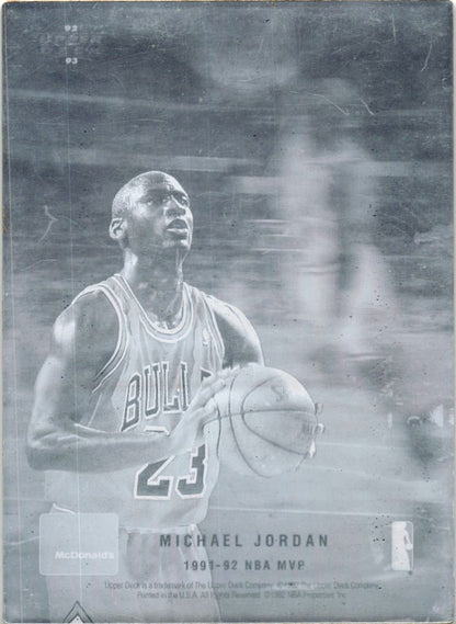 1992-93 Upper Deck McDonald's #NNO Michael Jordan HOLO Chicago Bulls