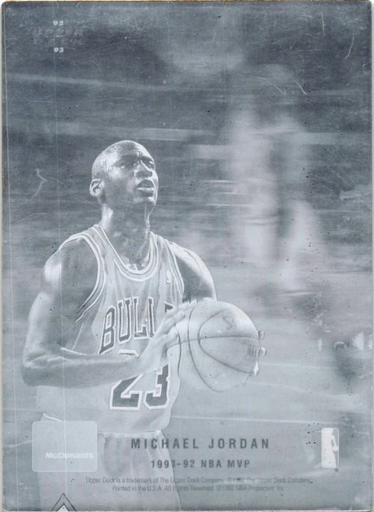1992-93 Upper Deck McDonald's #NNO Michael Jordan HOLO Chicago Bulls