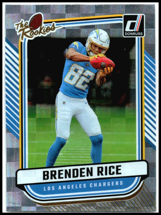 2024 Donruss The Rookies #TR-28 Brenden Rice Los Angeles Chargers