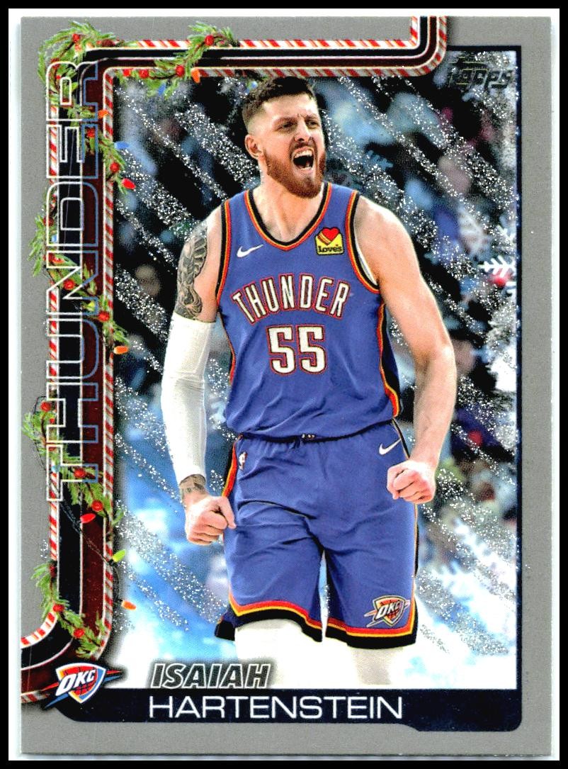 2025-26 Topps Holiday Glitter Holiday #H95 Isaiah Hartenstein Thunder