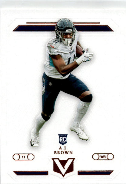 2019 Panini Chronicles #V-7 A.J. Brown RC Tennessee Titans/ PHILADELPHIA EAGLES