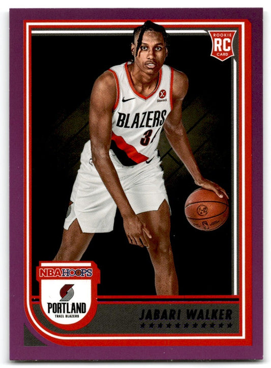 2022-23 Purple Jabari Walker Rookie Portland Trail Blazers #273