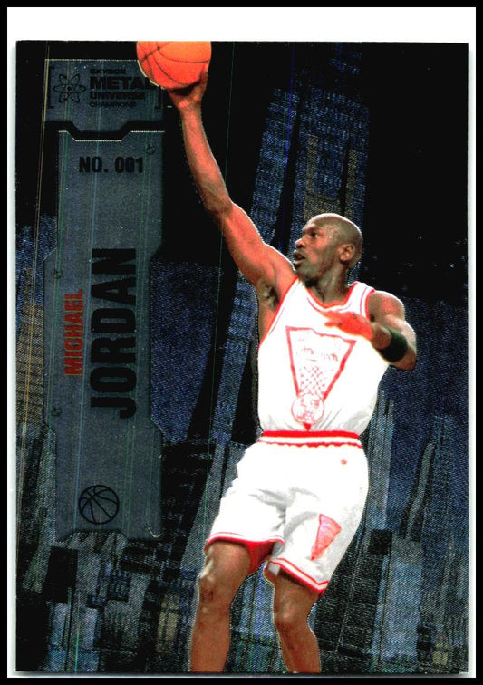 2022 SkyBox Metal Universe Champions #001 Michael Jordan
