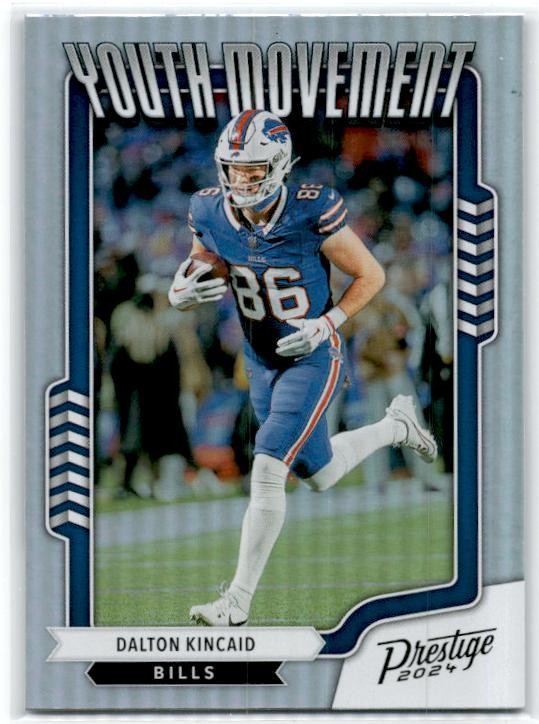 2024 Panini Prestige Youth Movement #YM-DKD Dalton Kincaid Buffalo Bills