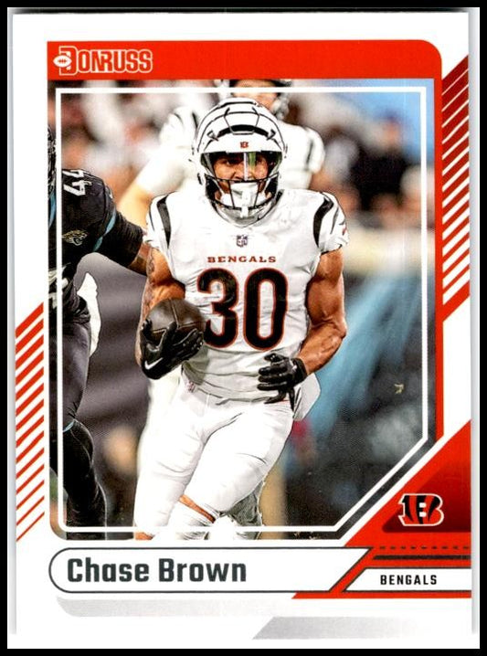 2024 Donruss #199 Chase Brown Cincinnati Bengals