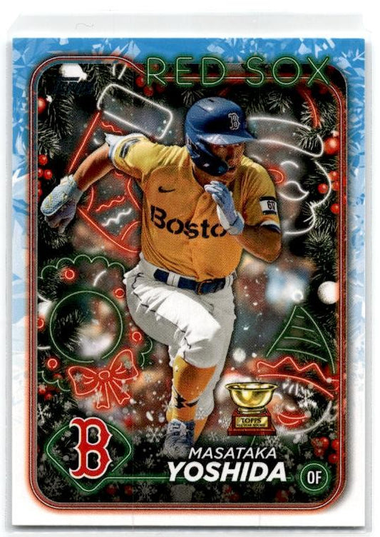 2024 Topps Holiday #H5 Masataka Yoshida Boston Red Sox