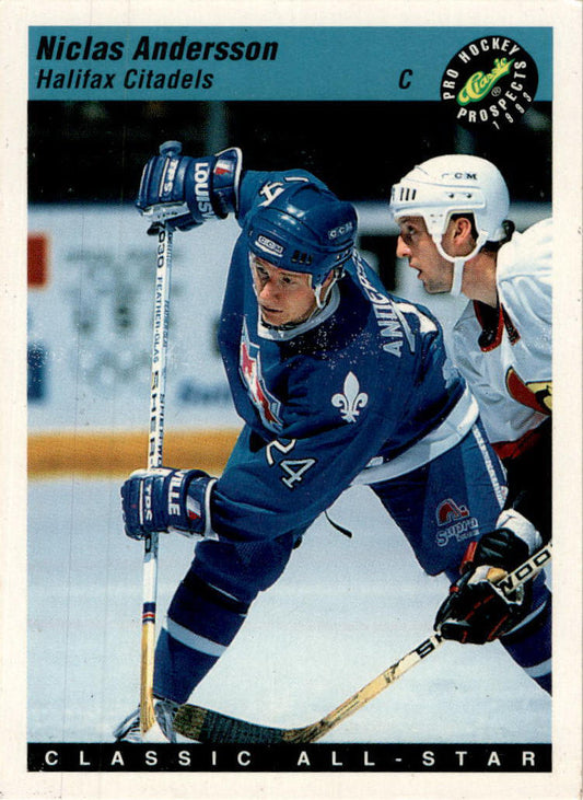 1993 Classic Pro Prospects #120 Niklas Andersson Halifax Citadels