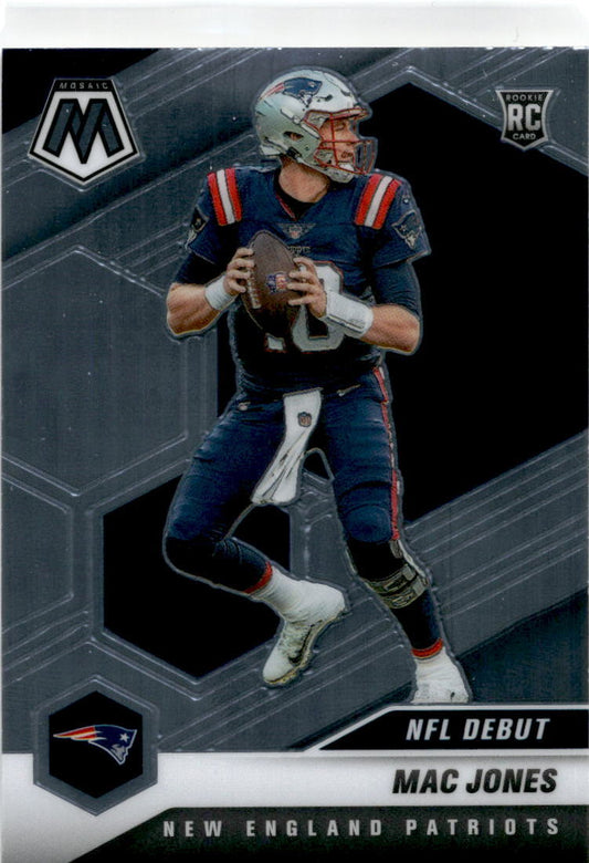 2021 Panini Mosaic NFL Debut #245 Mac Jones New England Patriots