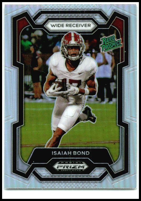 2024 Panini Prizm Draft Picks Silver #184 Isaiah Bond Alabama Crimson Tide