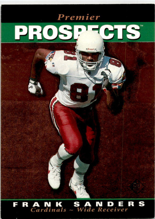 1995 SP #20 Frank Sanders Rookie Arizona Cardinals