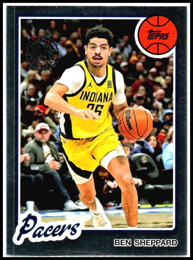 2025-26 Topps 1980-81 Topps Basketball #80BK-16 Ben Sheppard Indiana Pacers