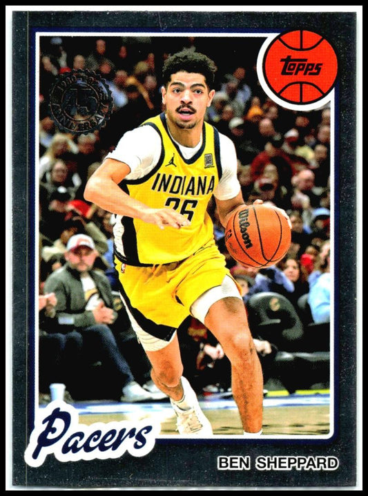 2025-26 Topps 1980-81 Topps Basketball #80BK-16 Ben Sheppard Indiana Pacers