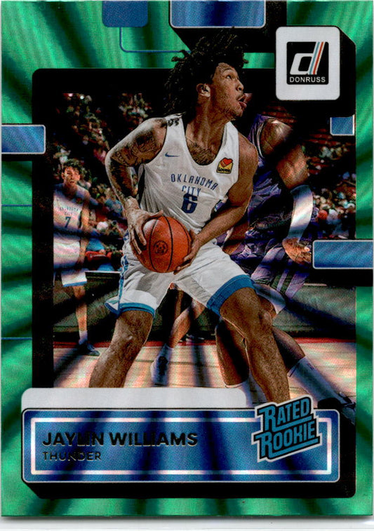 2022 Donruss  Green Laser #241 Jaylin Williams