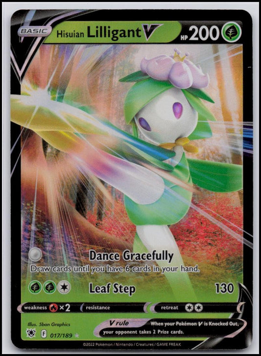 SWSH10: Astral Radiance #017/189 Hisuian Lilligant V