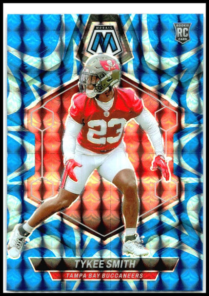 2024 Panini Mosaic Mosaic Reactive Blue #372 Tykee Smith Tampa Bay Buccaneers