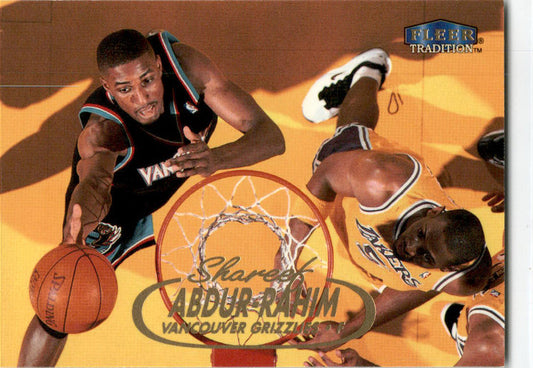 1998 Fleer Tradition #18 Shareef Abdur-Rahim Vancouver Grizzlies