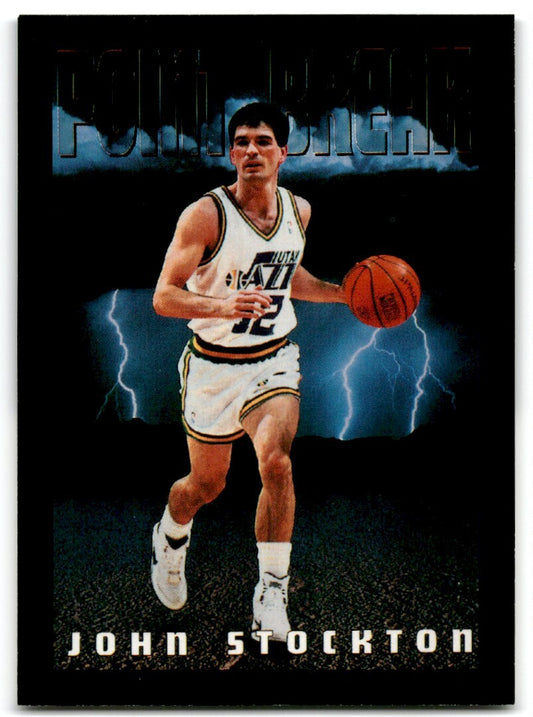 1993-94 Skybox Premium John Stockton Utah Jazz #338