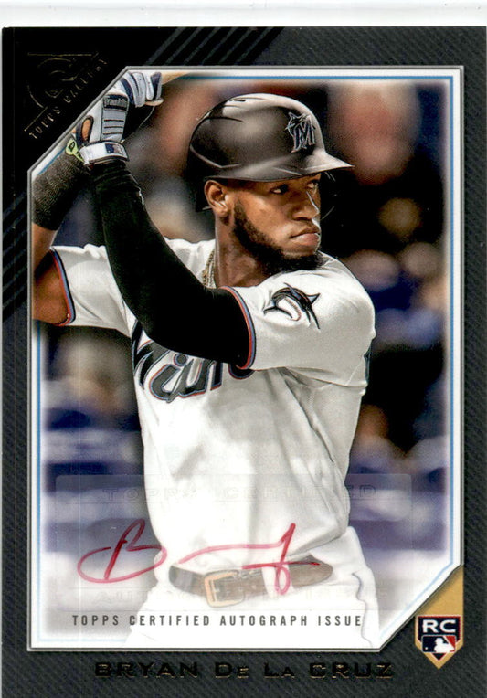 2022 Topps Gallery Rookies  #RA-BDL Bryan De La Cruz Auto Miami Marlins