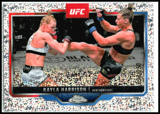 2025 Topps Chrome UFC Speckle Refractor #172 Kayla Harrison #/250