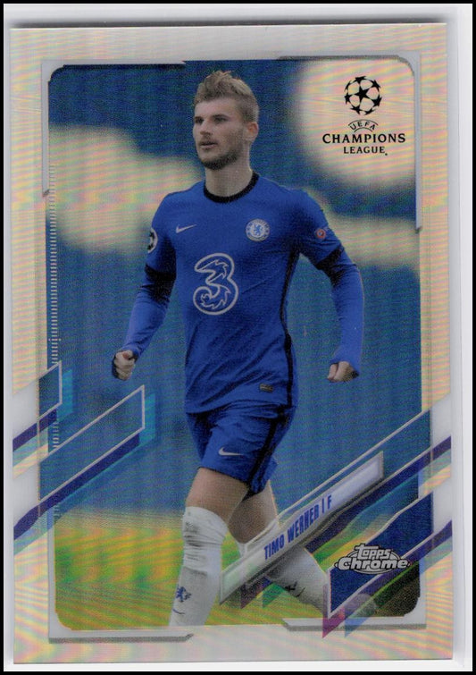 2020-21 Topps Chrome UEFA Champions League #25 Timo Werner Refractor