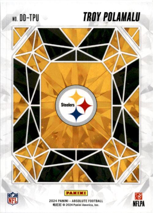2024 Panini Absolute Draft Diamonds #DD-TPU Troy Polamalu Pittsburgh Steelers