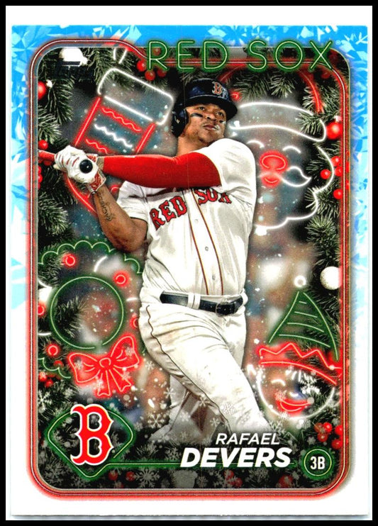 2024 Topps Holiday #H151 Rafael Devers Boston Red Sox