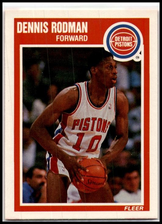 1989-90 Fleer #49 Dennis Rodman Detroit Pistons