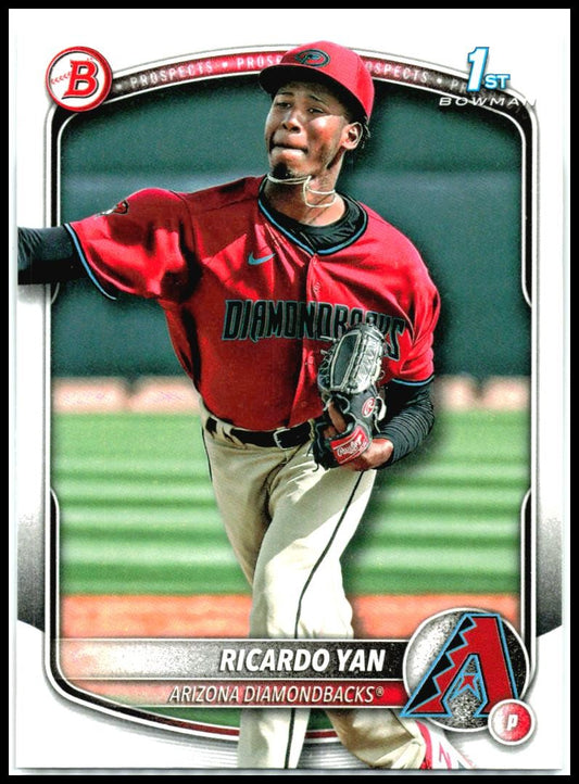 2025 Bowman Prospects #BP-31 Ricardo Yan Arizona Diamondbacks