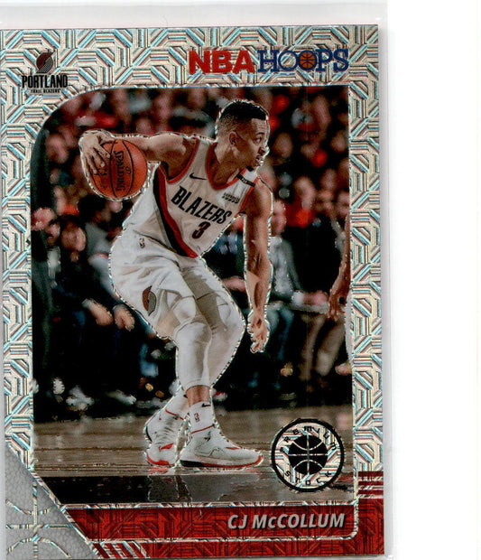 2019-20 Hoops Premium Stock  Mojo #158 CJ McCollum Portland Trail Blazers