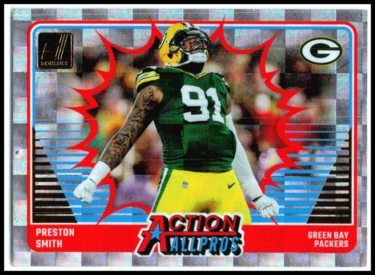 2024 Donruss Action All-Pros #1 Preston Smith Green Bay Packers