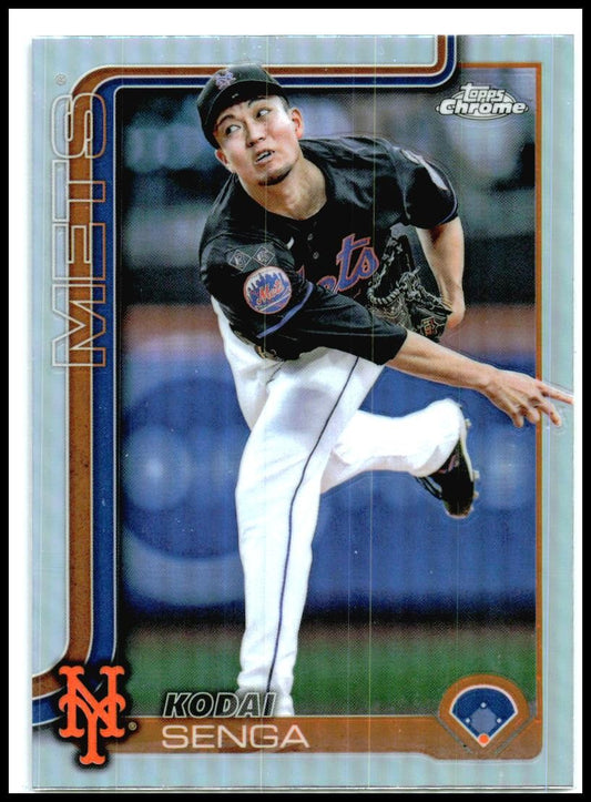 2025 Topps Chrome Refractor #246 Kodai Senga New York Mets