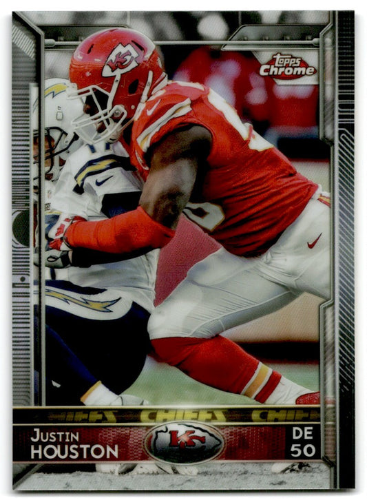 2015 Topps Chrome Justin Houston Kansas City Chiefs #59