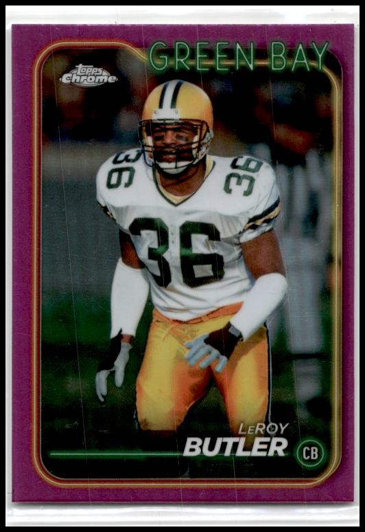 2024 Topps Chrome Pink Refractor #75 LeRoy Butler Green Bay Packers