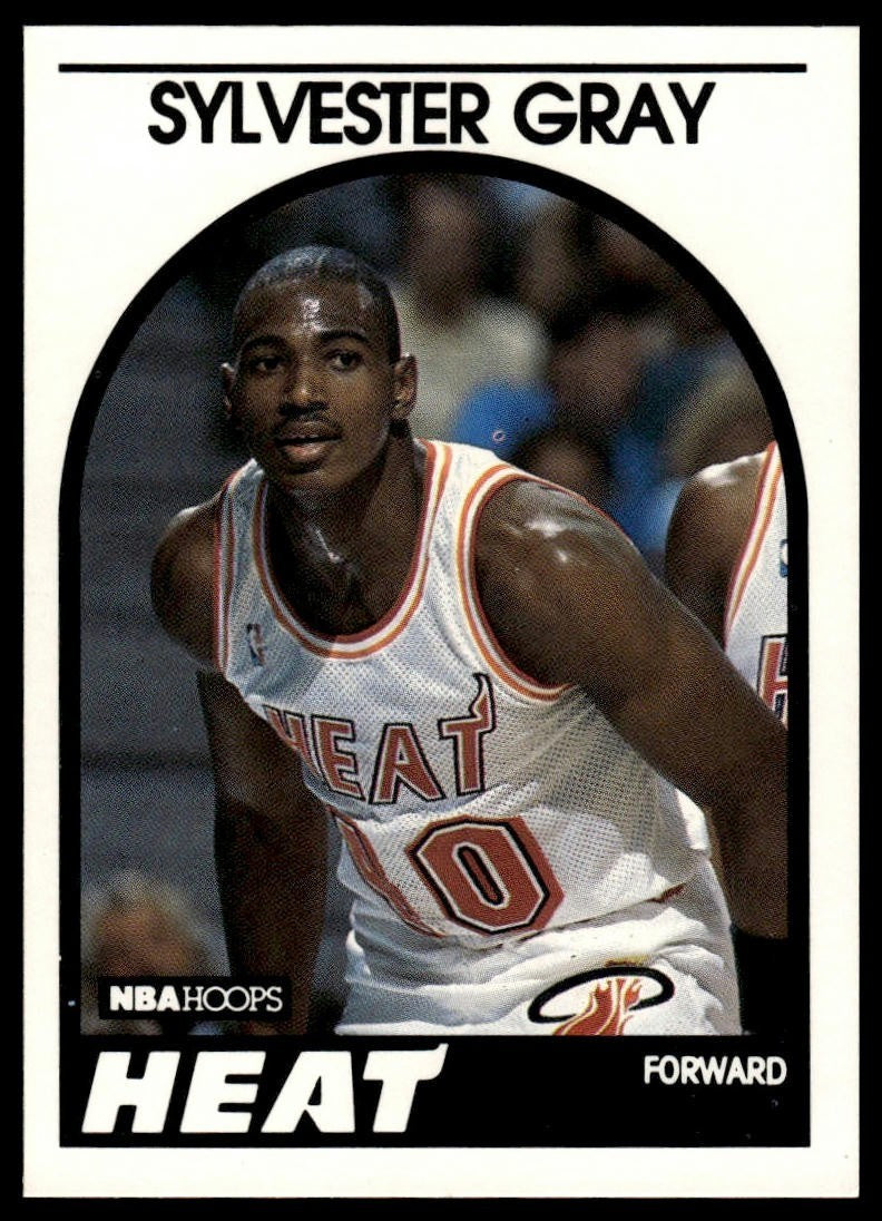 1989-90 Hoops #204 Sylvester Gray - Miami Heat