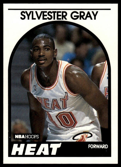 1989-90 Hoops #204 Sylvester Gray - Miami Heat
