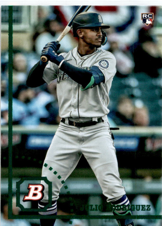 2022 Bowman Heritage #7 Julio Rodriguez Rookie Seattle Mariners