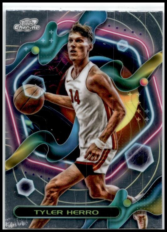 2023-24 Topps Chrome Cosmic #69 Tyler Herro Miami Heat