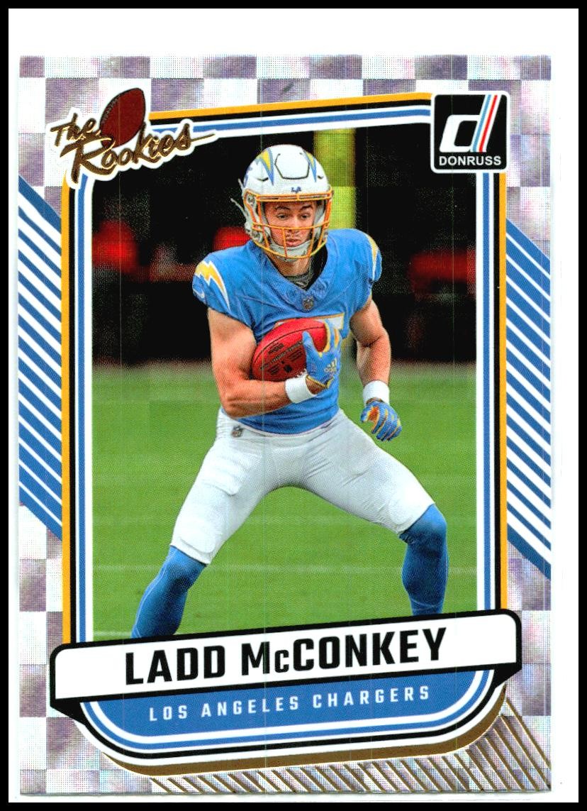 2024 Donruss The Rookies #TR-5 Ladd McConkey Los Angeles Chargers